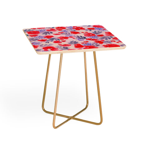 Jacqueline Maldonado Floret Red Side Table