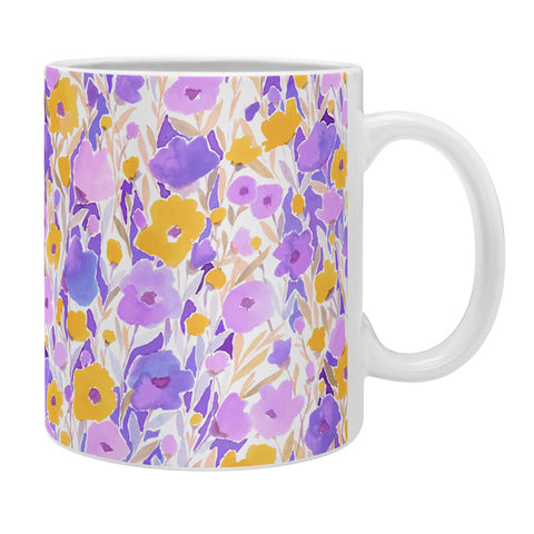 Jacqueline Maldonado Flower Field Lilac Yellow Coffee Mug