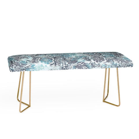 Jacqueline Maldonado Folk Floral Grey Bench