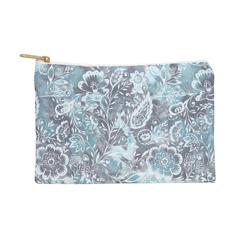 Jacqueline Maldonado Folk Floral Grey Pouch