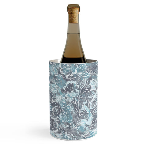 Jacqueline Maldonado Folk Floral Grey Wine Chiller