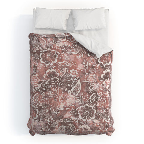 Jacqueline Maldonado Folk Floral Natural Comforter