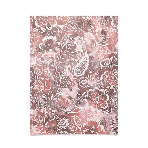 Jacqueline Maldonado Folk Floral Natural Poster