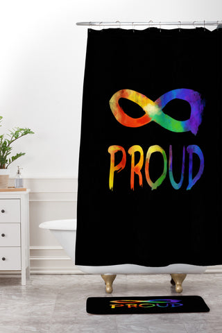 Jacqueline Maldonado Forever Proud 2 Shower Curtain And Mat