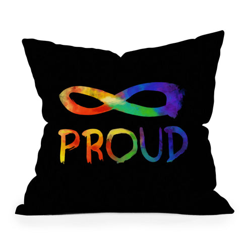 Jacqueline Maldonado Forever Proud 2 Throw Pillow