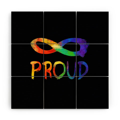 Jacqueline Maldonado Forever Proud 2 Wood Wall Mural