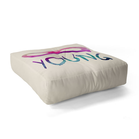 Jacqueline Maldonado Forever Young 1 Floor Pillow Square