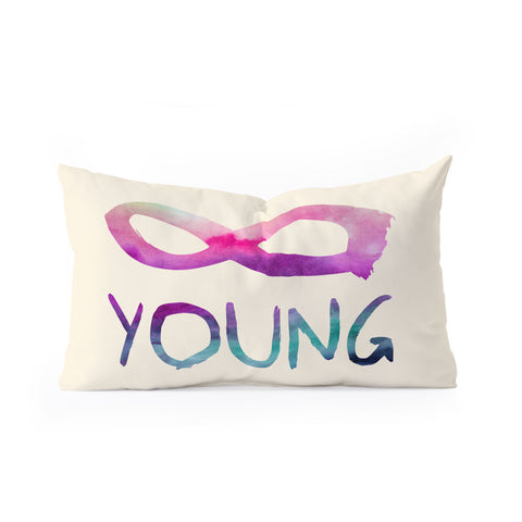Jacqueline Maldonado Forever Young 1 Oblong Throw Pillow