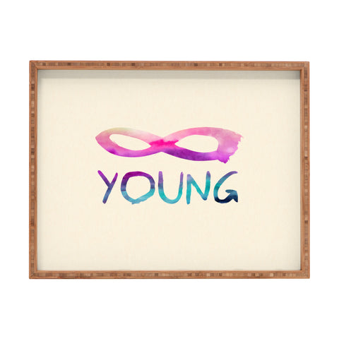 Jacqueline Maldonado Forever Young 1 Rectangular Tray