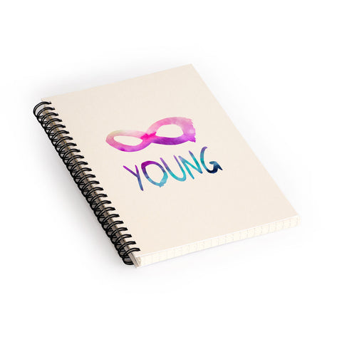 Jacqueline Maldonado Forever Young 1 Spiral Notebook