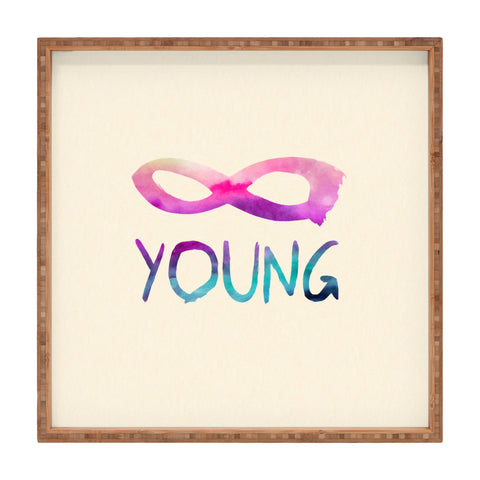 Jacqueline Maldonado Forever Young 1 Square Tray