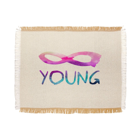 Jacqueline Maldonado Forever Young 1 Throw Blanket
