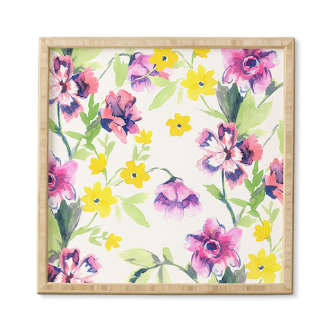 Jacqueline Maldonado Garden Journal Pink Framed Wall Art