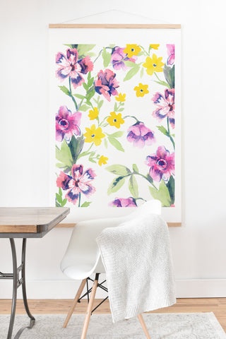 Jacqueline Maldonado Garden Journal Pink Art Print And Hanger