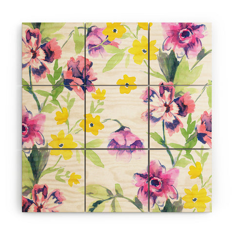 Jacqueline Maldonado Garden Journal Pink Wood Wall Mural