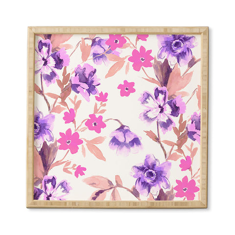 Jacqueline Maldonado Garden Journal Purple Framed Wall Art