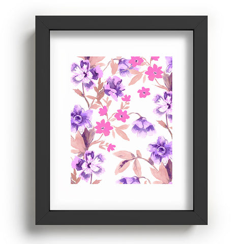 Jacqueline Maldonado Garden Journal Purple Recessed Framing Rectangle