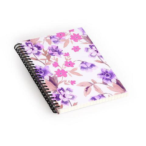 Jacqueline Maldonado Garden Journal Purple Spiral Notebook