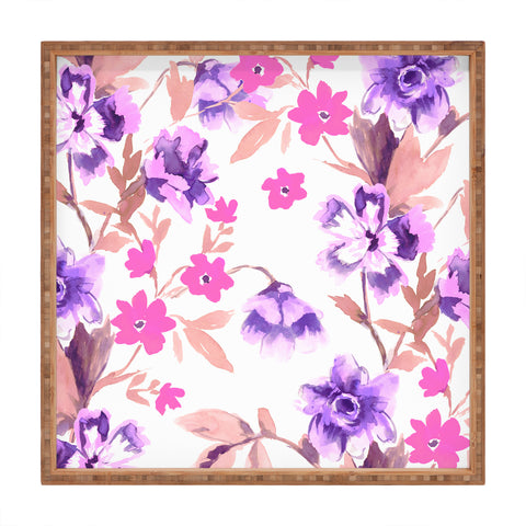 Jacqueline Maldonado Garden Journal Purple Square Tray