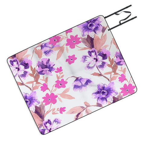 Jacqueline Maldonado Garden Journal Purple Picnic Blanket