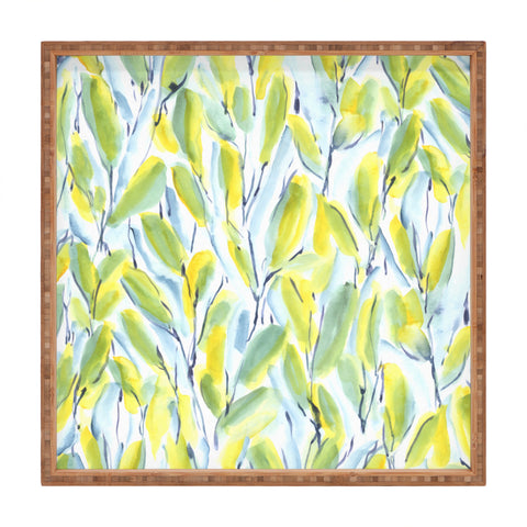 Jacqueline Maldonado Growth Green Square Tray