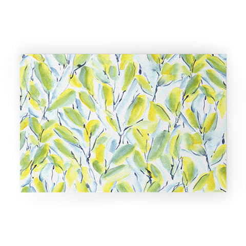 Jacqueline Maldonado Growth Green Welcome Mat