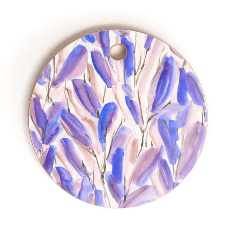 Jacqueline Maldonado Growth Violet Cutting Board Round