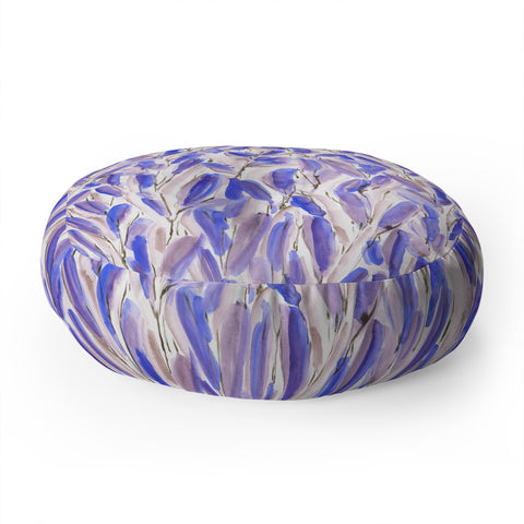 Jacqueline Maldonado Growth Violet Floor Pillow Round