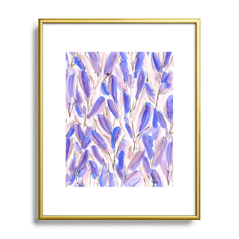 Jacqueline Maldonado Growth Violet Metal Framed Art Print