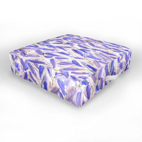 Jacqueline Maldonado Growth Violet Outdoor Floor Cushion