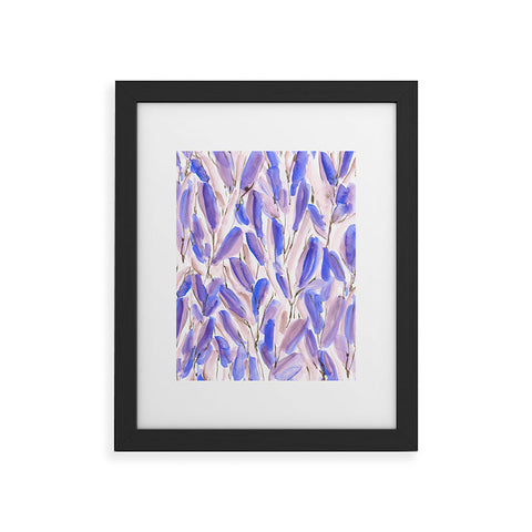 Jacqueline Maldonado Growth Violet Framed Art Print