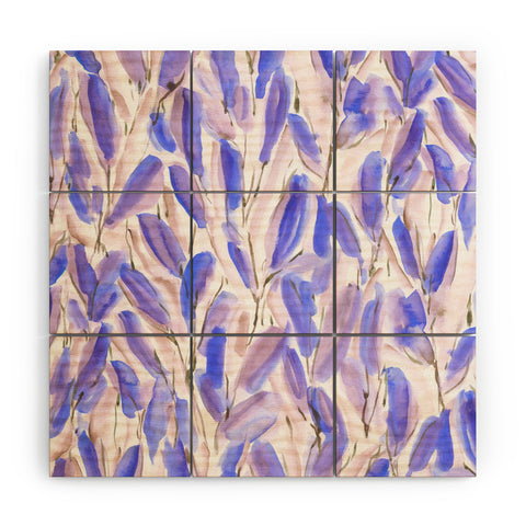 Jacqueline Maldonado Growth Violet Wood Wall Mural