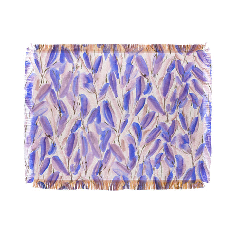 Jacqueline Maldonado Growth Violet Throw Blanket