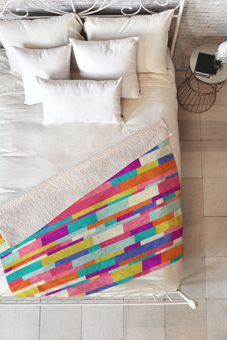 Jacqueline Maldonado Happy Go Lucky 1 Fleece Throw Blanket