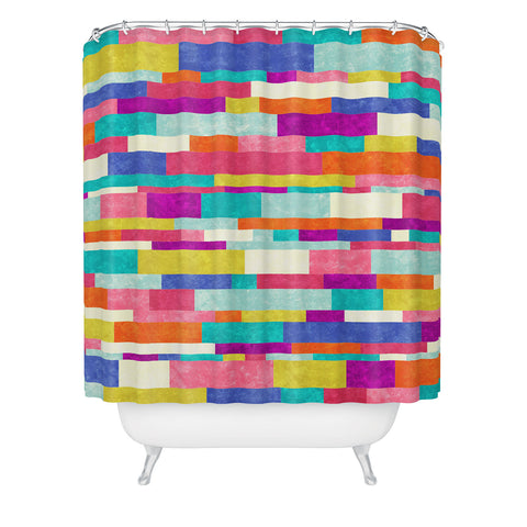Jacqueline Maldonado Happy Go Lucky 1 Shower Curtain