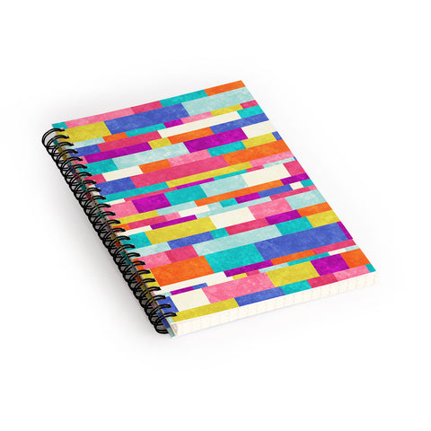 Jacqueline Maldonado Happy Go Lucky 1 Spiral Notebook