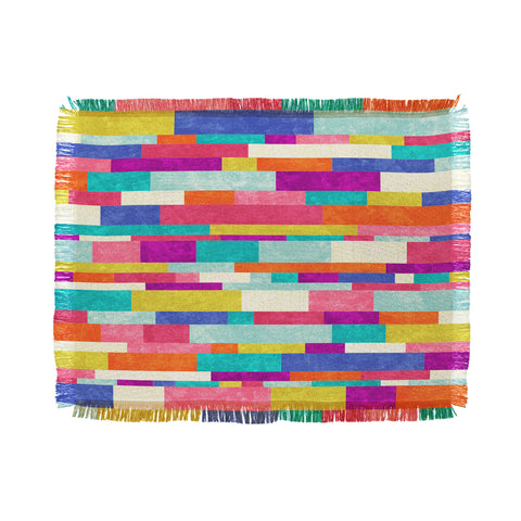 Jacqueline Maldonado Happy Go Lucky 1 Throw Blanket