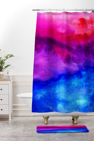 Jacqueline Maldonado Here Now Shower Curtain And Mat