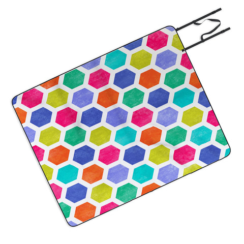 Jacqueline Maldonado Hexagon 2 Picnic Blanket