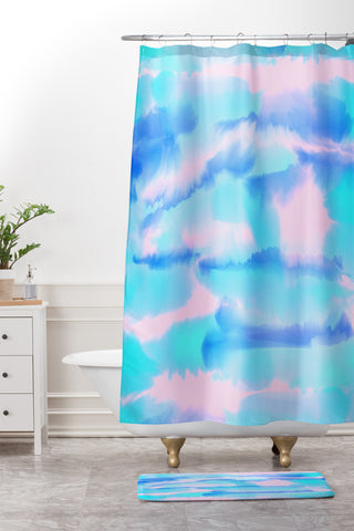 Jacqueline Maldonado Horizons Shower Curtain And Mat