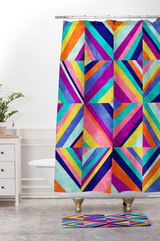 Jacqueline Maldonado Hybrid 1 Shower Curtain And Mat