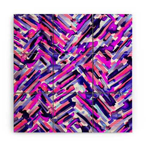 Jacqueline Maldonado IDGAF Wood Wall Mural