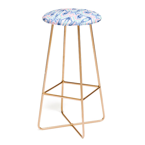 Jacqueline Maldonado Ikat Ikat Pastel Bar Stool
