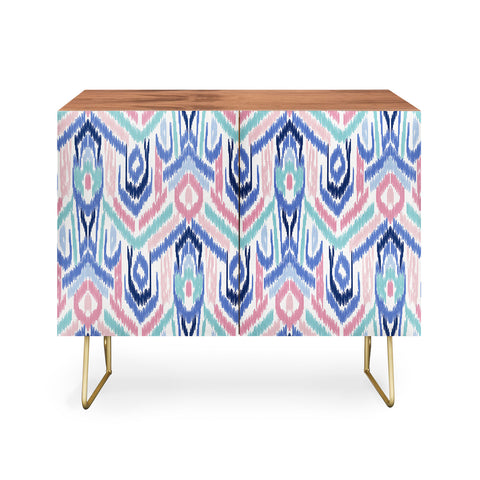 Jacqueline Maldonado Ikat Ikat Pastel Credenza