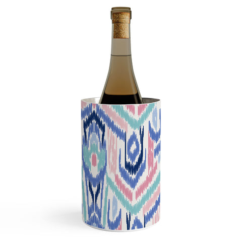 Jacqueline Maldonado Ikat Ikat Pastel Wine Chiller
