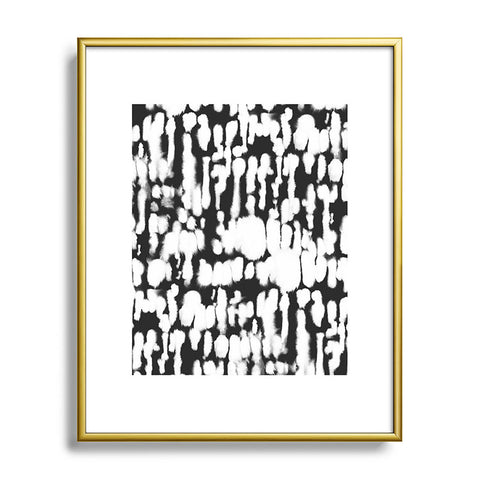 Jacqueline Maldonado Inky Inverse Black and White Metal Framed Art Print
