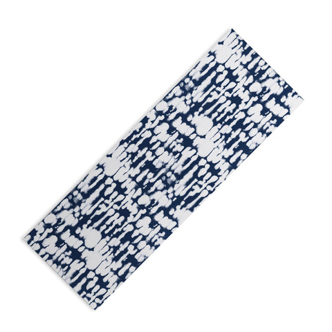 Jacqueline Maldonado Inky Inverse Dark Blue Yoga Mat