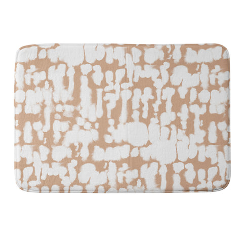 Jacqueline Maldonado Inky Inverse Terra Cotta Memory Foam Bath Mat