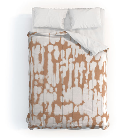 Jacqueline Maldonado Inky Inverse Terra Cotta Comforter