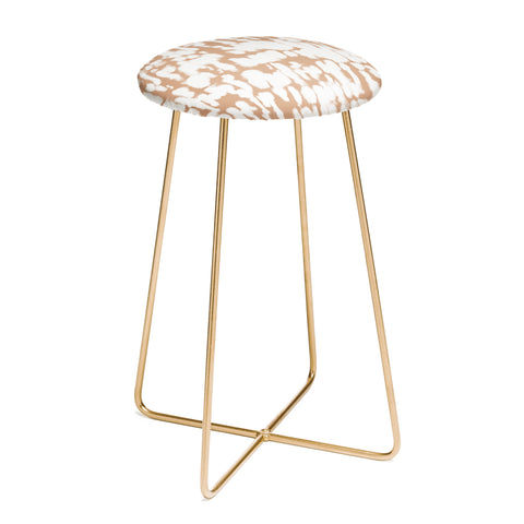 Jacqueline Maldonado Inky Inverse Terra Cotta Counter Stool